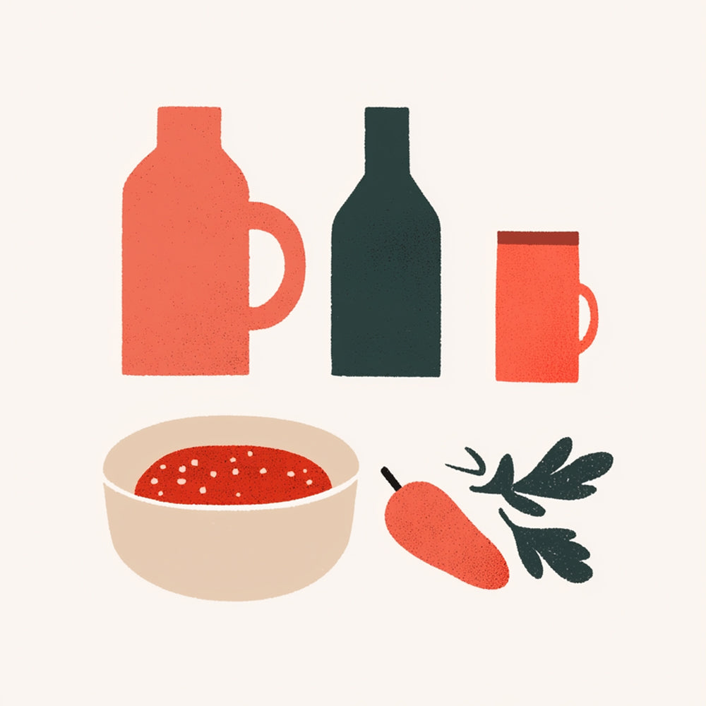Ingrediënten, Conditionering en Gastronomie Mini Schilderen op Nummers