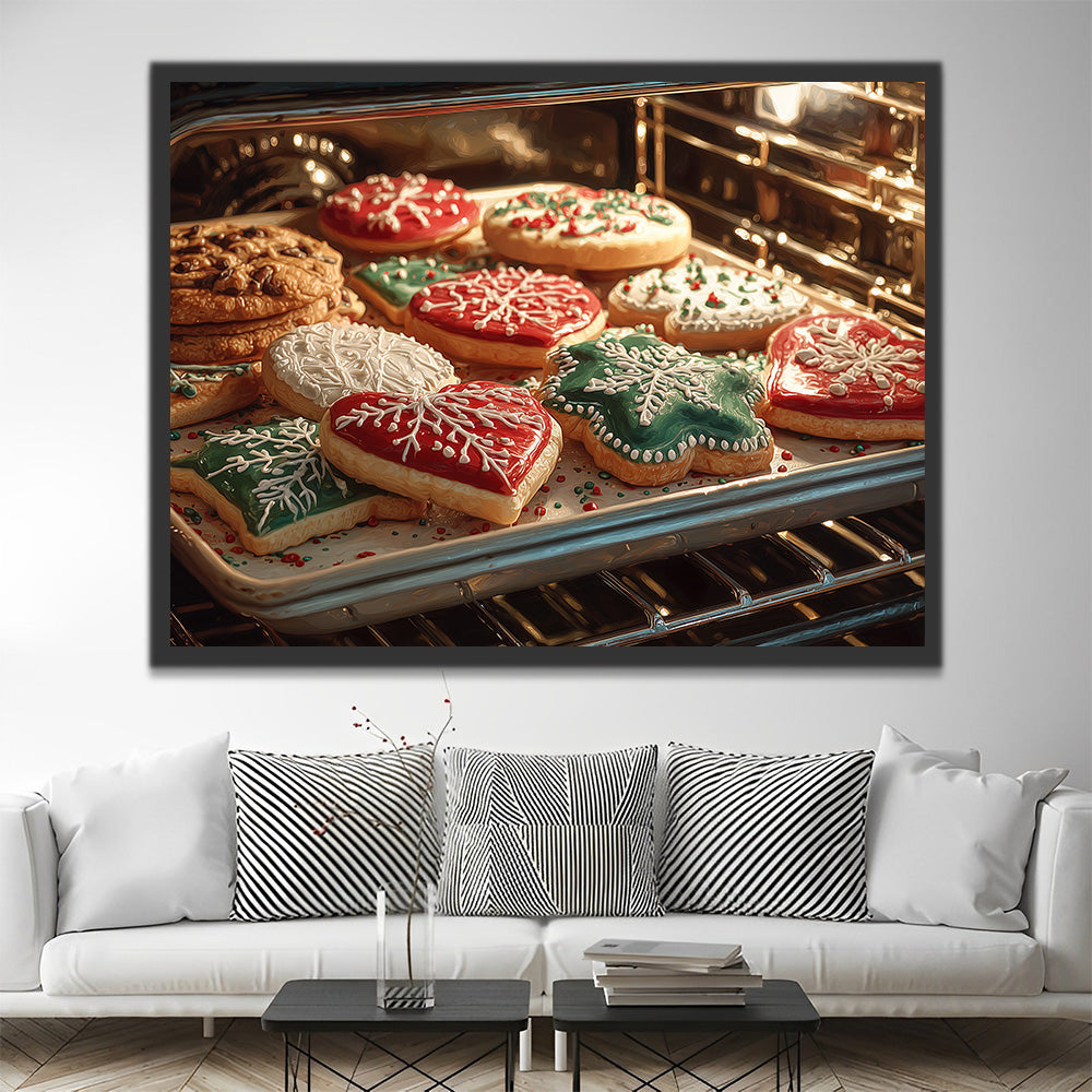 Kerstkoekjes Bakken Schilderen op Nummers
