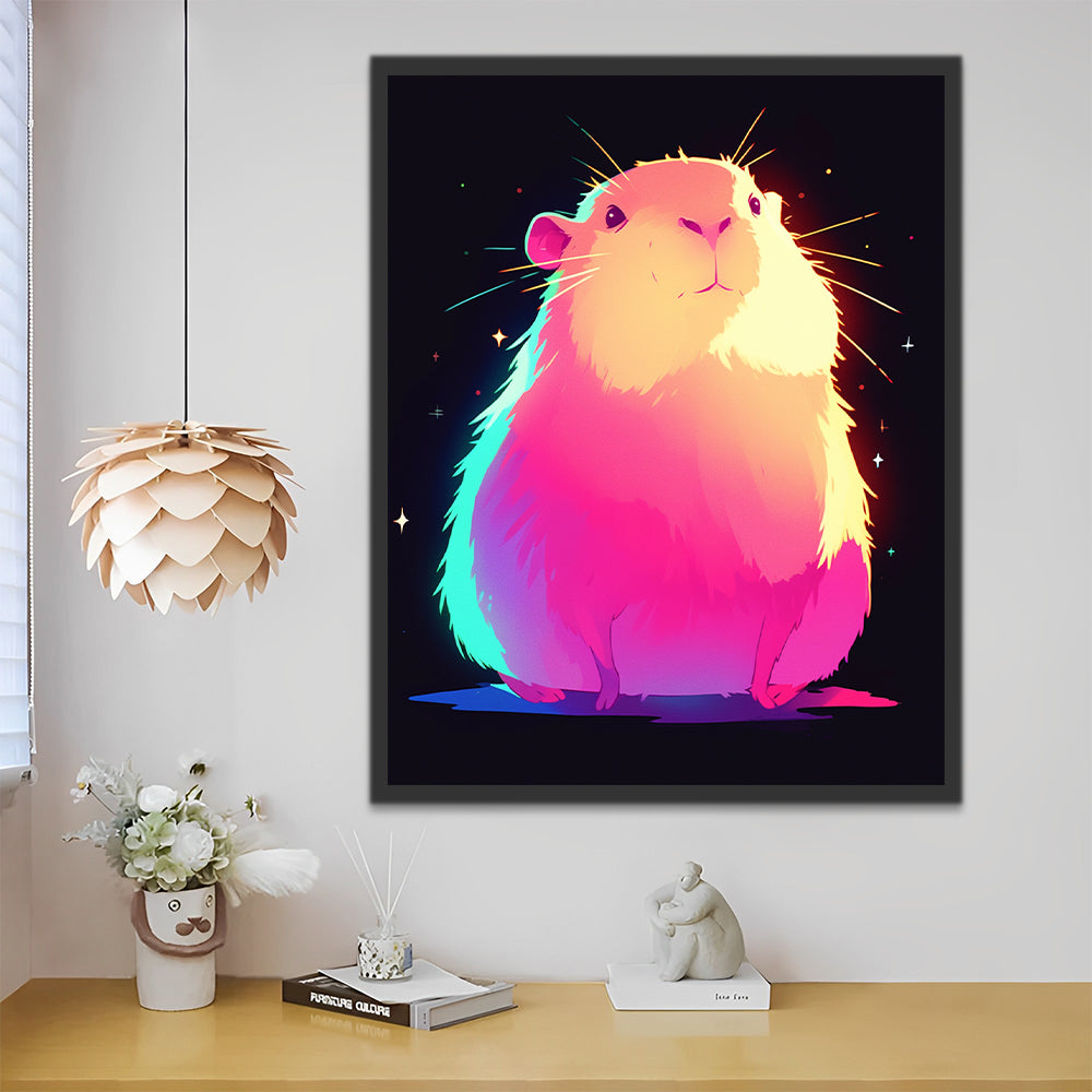 Kleurrijke Hamster Schilderen op Nummers