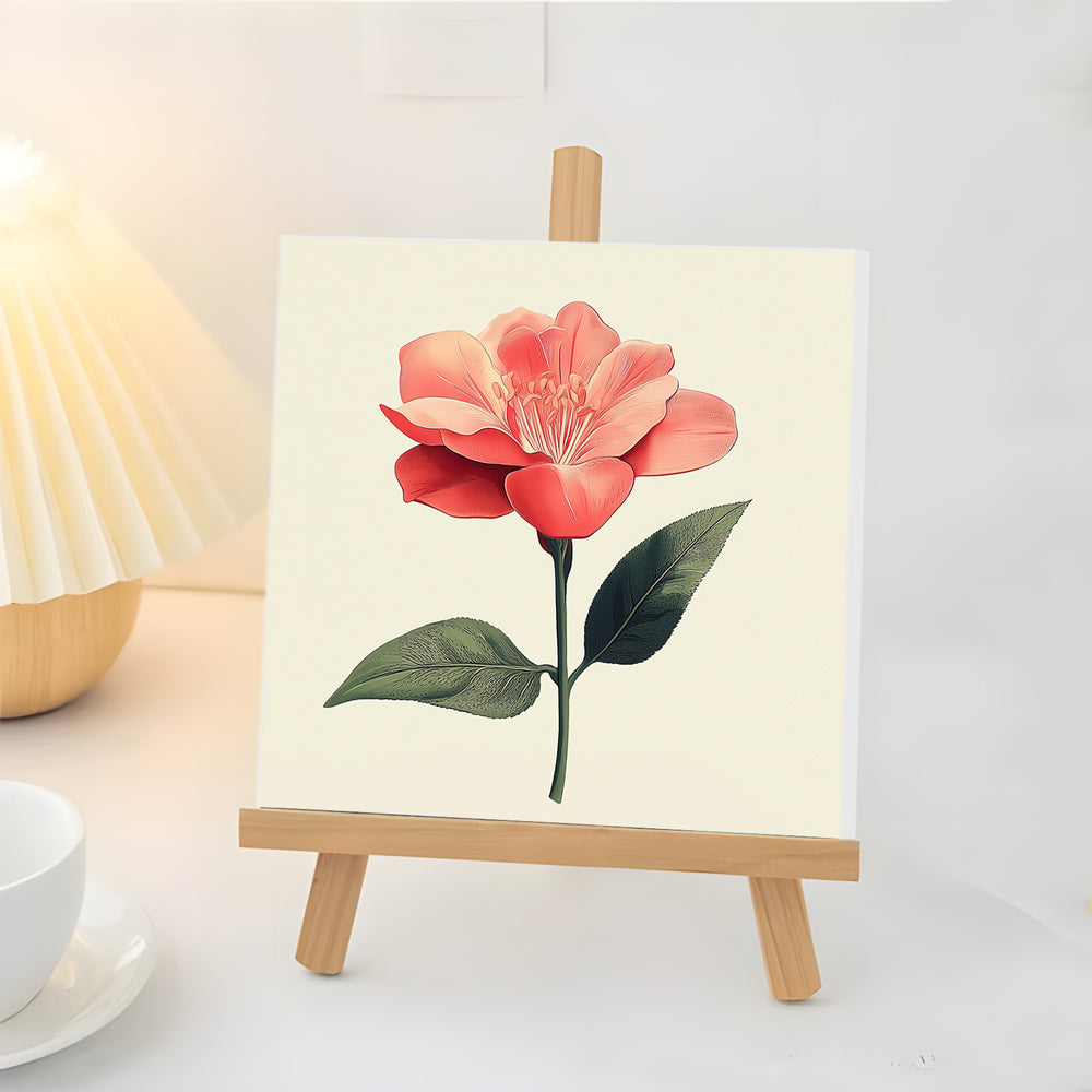 Koningin van de Bloemen - Maanbloem Mini Schilderen op Nummers