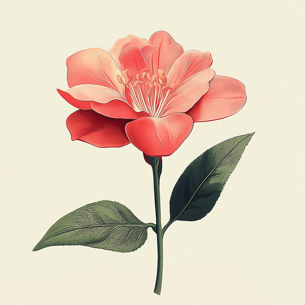 Koningin van de Bloemen - Maanbloem Mini Schilderen op Nummers