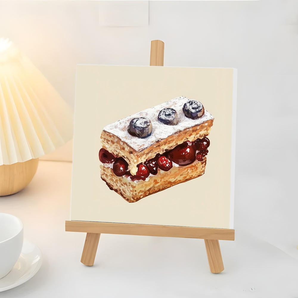 Krokante Napoleontaart Mini Schilderen op Nummers