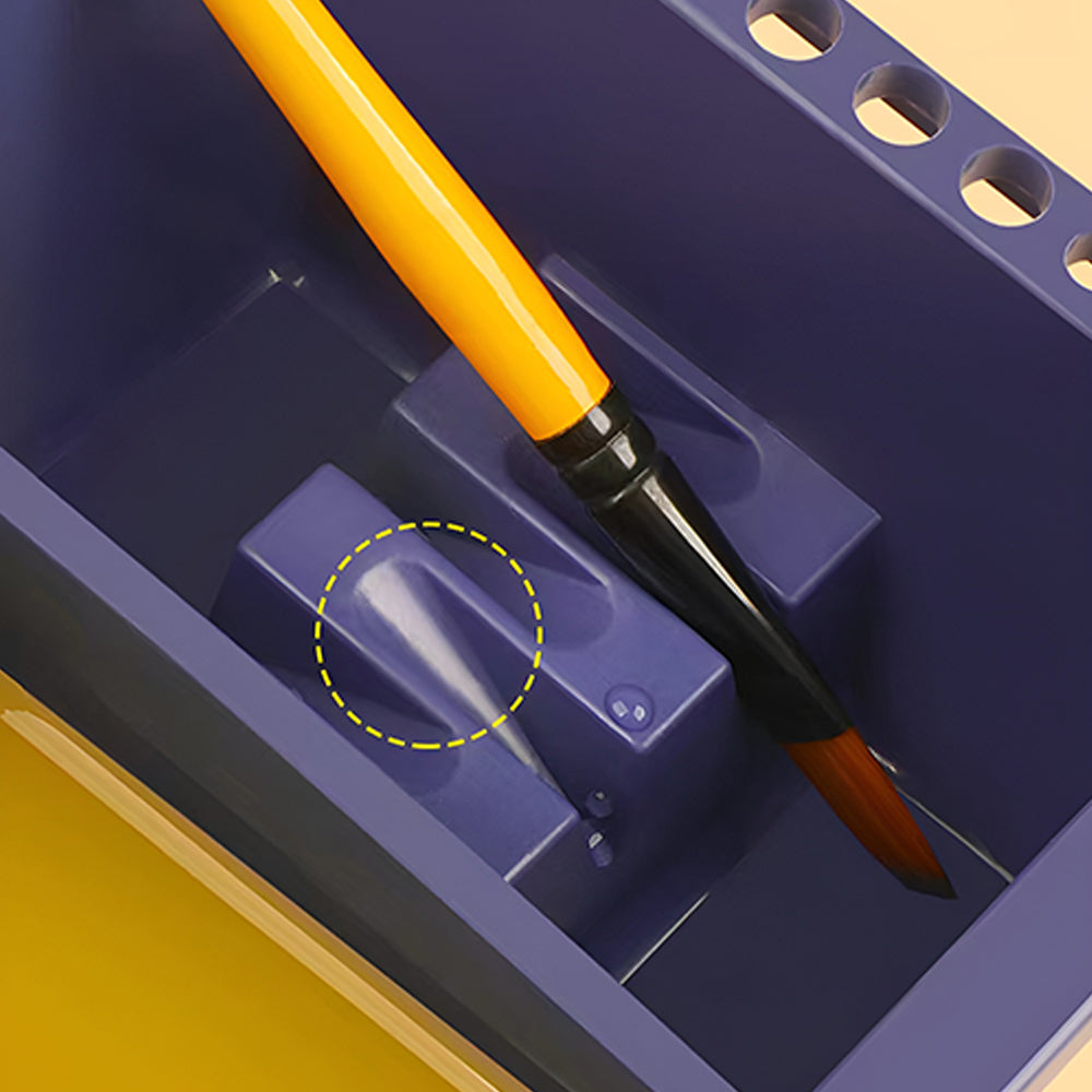 Kwastreinigingsbox / Kwasthouder