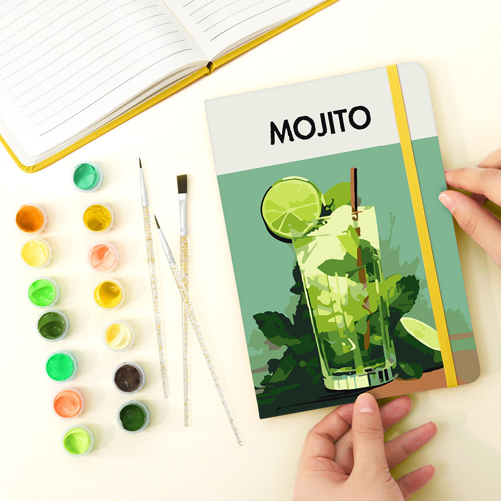 Lemon Mojito Notitieboek Schilderen op Nummers