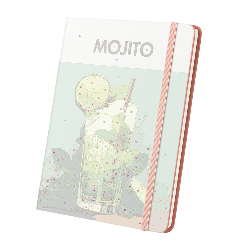 Lemon Mojito Notitieboek Schilderen op Nummers