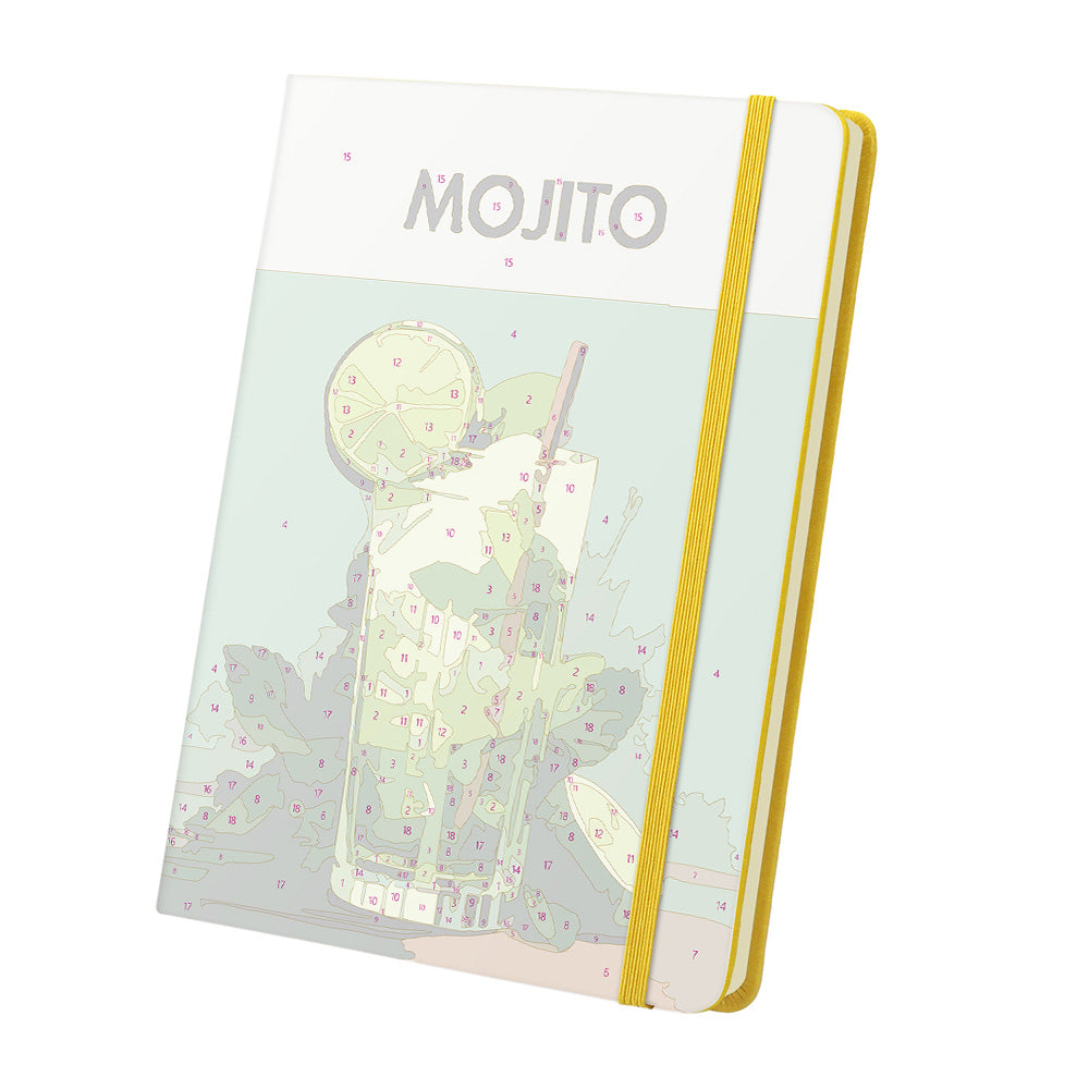 Lemon Mojito Notitieboek Schilderen op Nummers