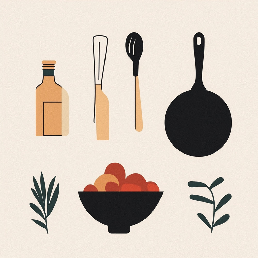 Materialen en Gereedschappen voor het Koken Mini Schilderen op Nummers