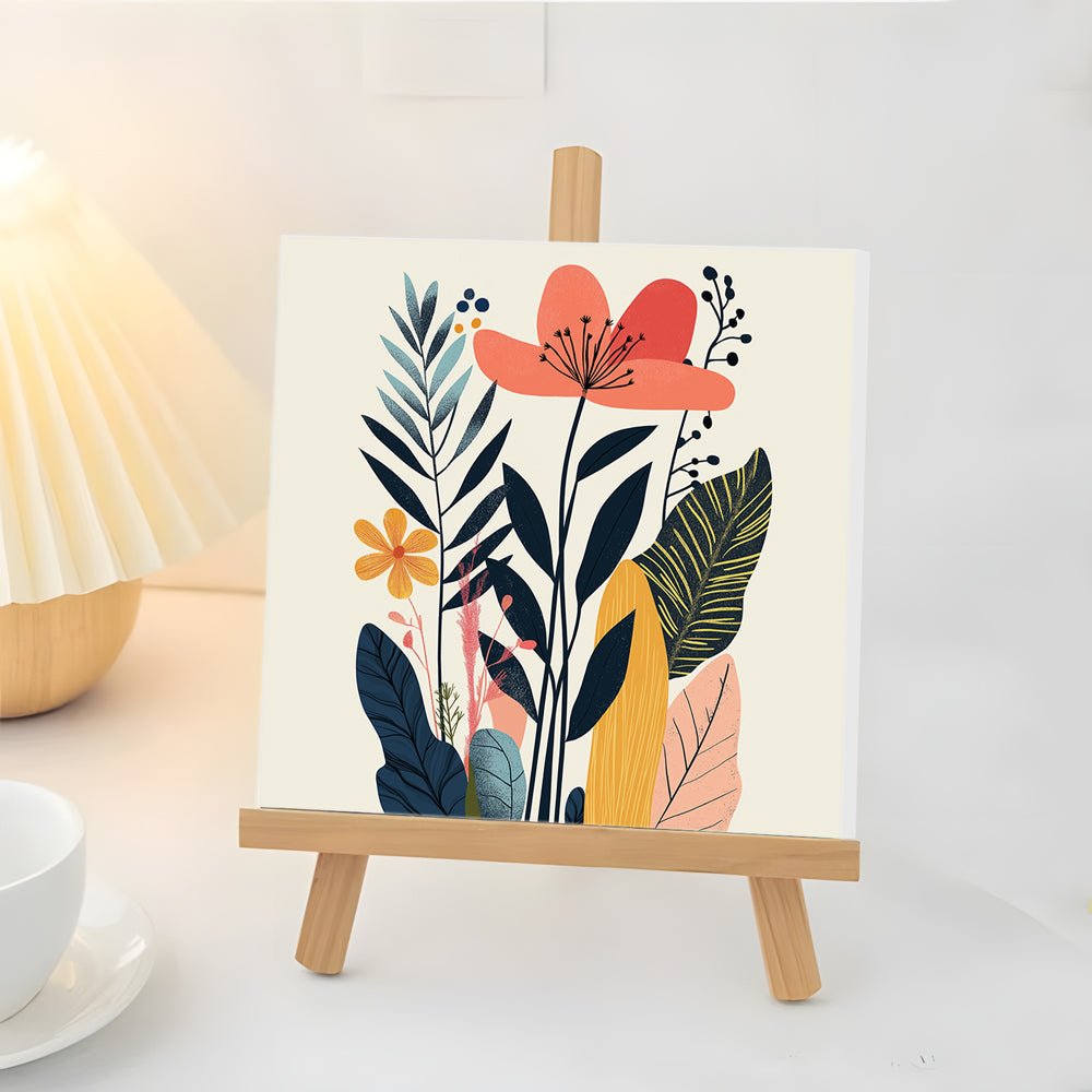 Mooie Florale Decoratieve Schilderijen Mini Schilderen op Nummers