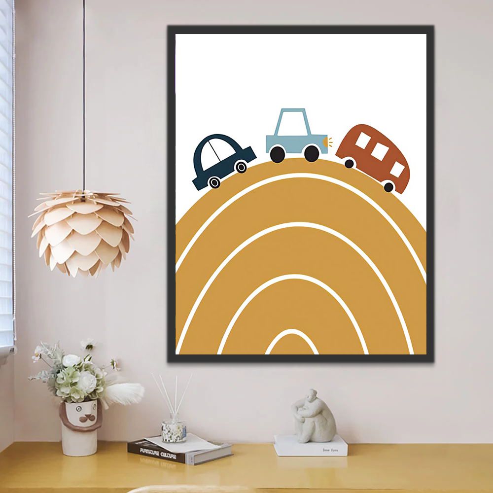 Motorvoertuigen Kinderen Schilderen op Nummers