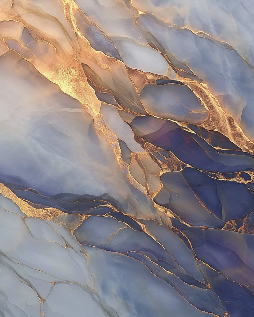 Paarse Abstractie Schilderen op Nummers