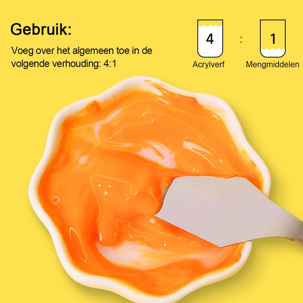 Professioneel Acryl Medium Glans Gel 30ml voor Schilderen op Nummers