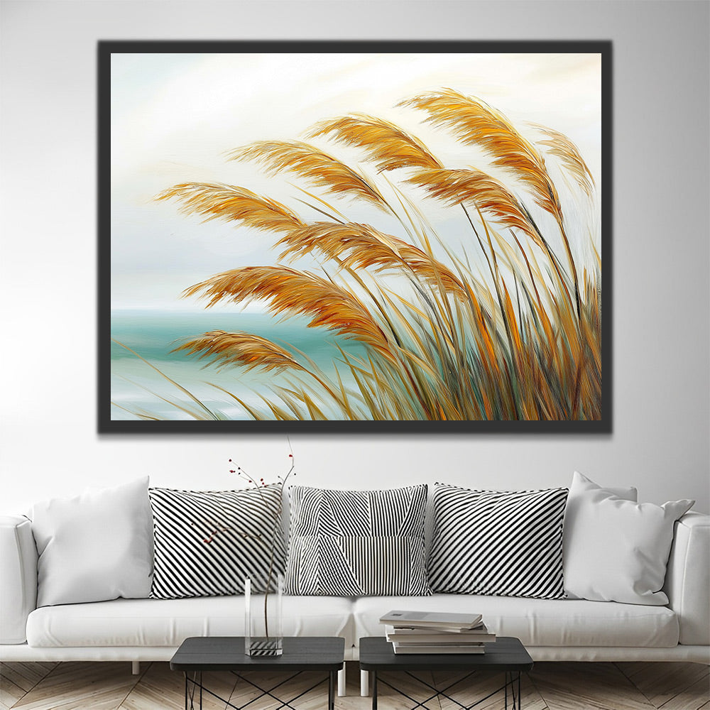 Riet Waait in de Wind Schilderen op Nummers
