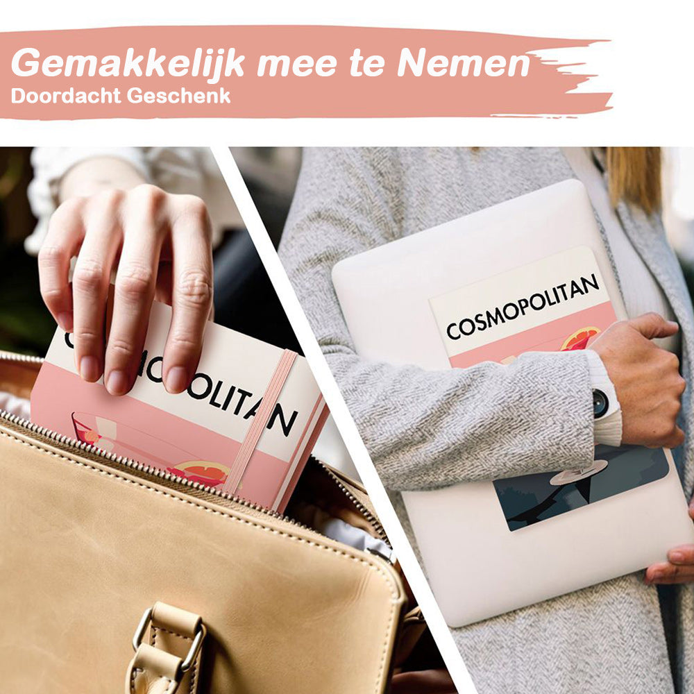 Rode Cocktail Notitieboek Schilderen op Nummers