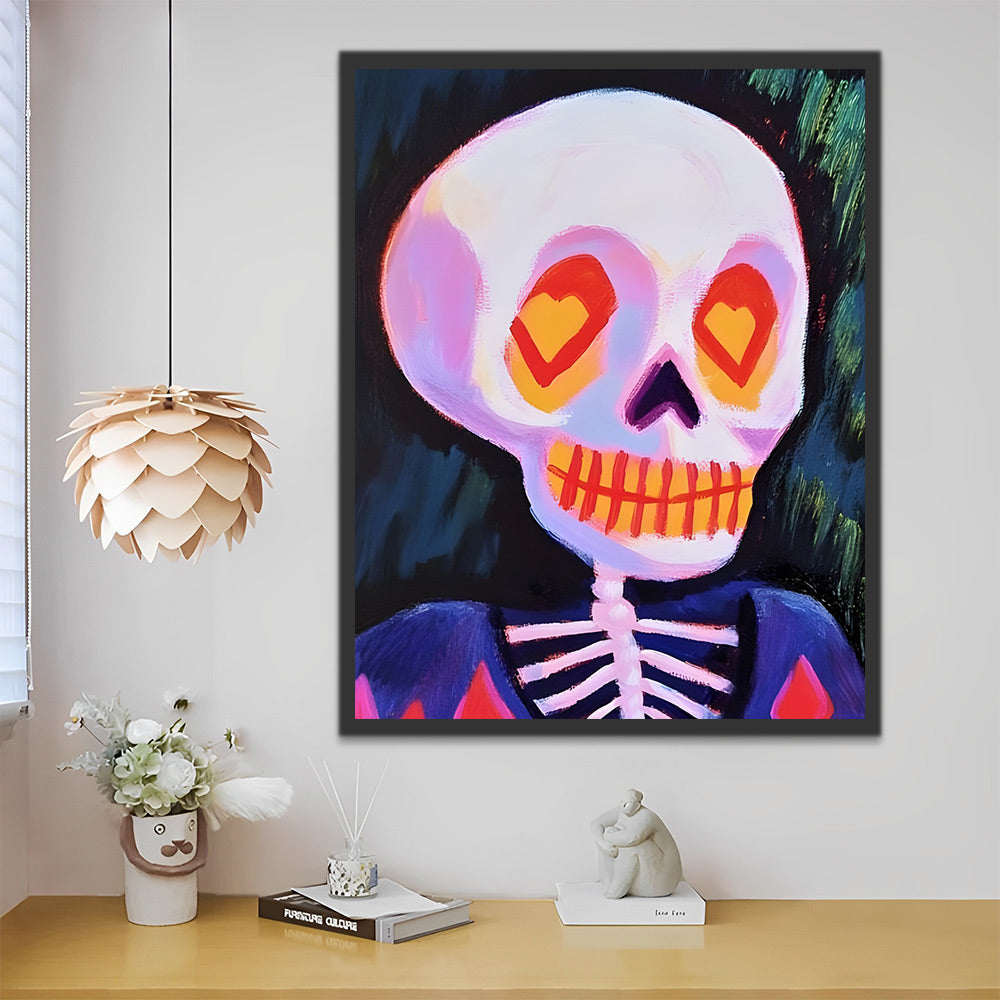 Skeletten met Ogen van Liefde Schilderen op Nummers