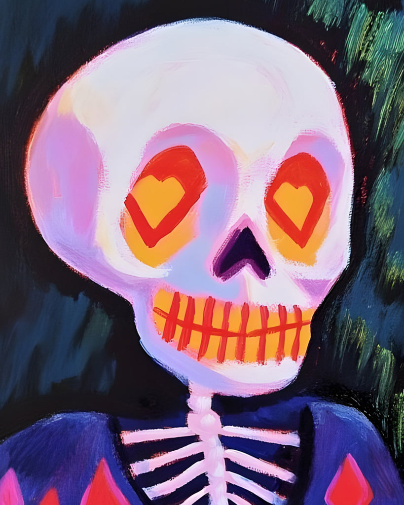 Skeletten met Ogen van Liefde Schilderen op Nummers