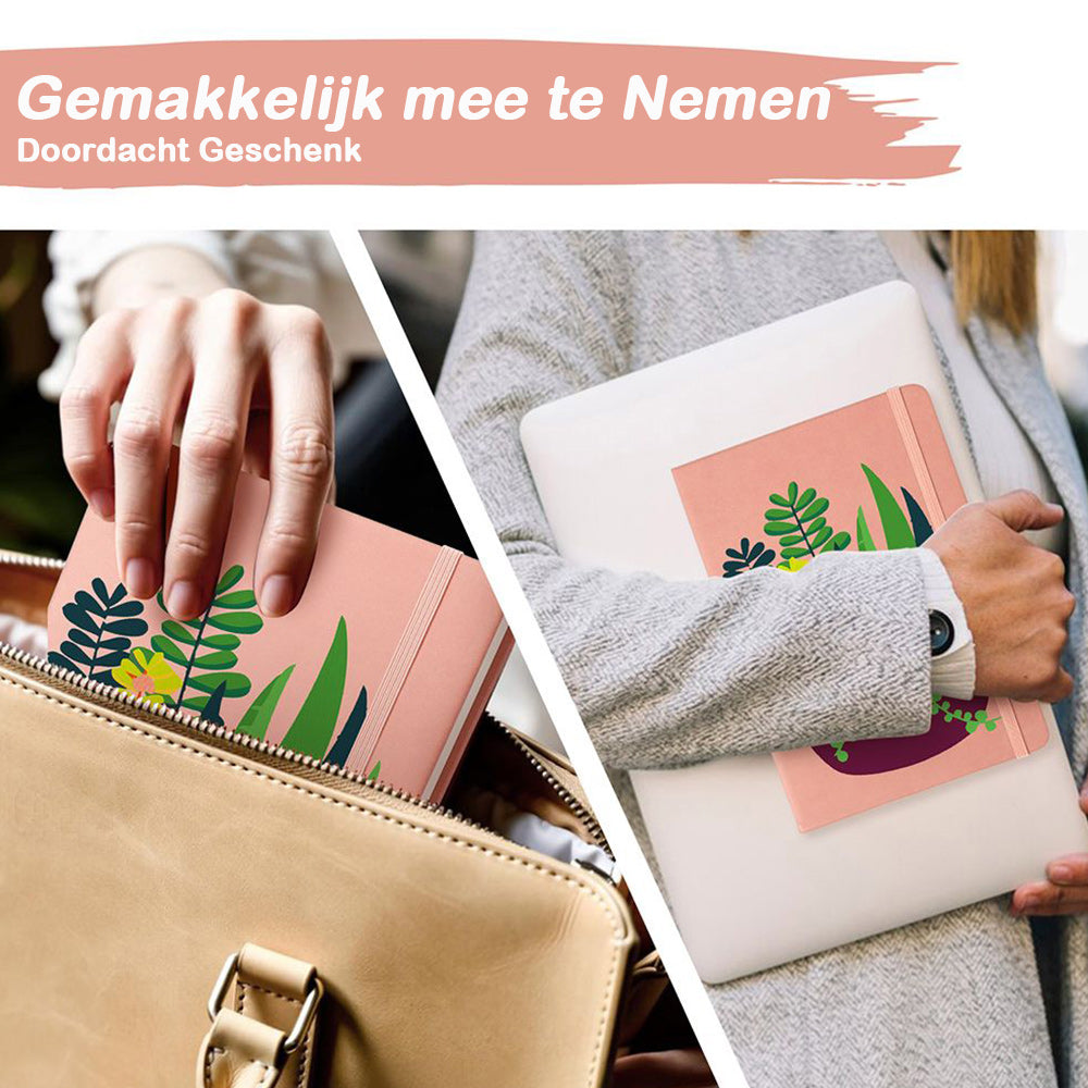 Smaragdgroene Kamerplanten Notitieboek Schilderen op Nummers