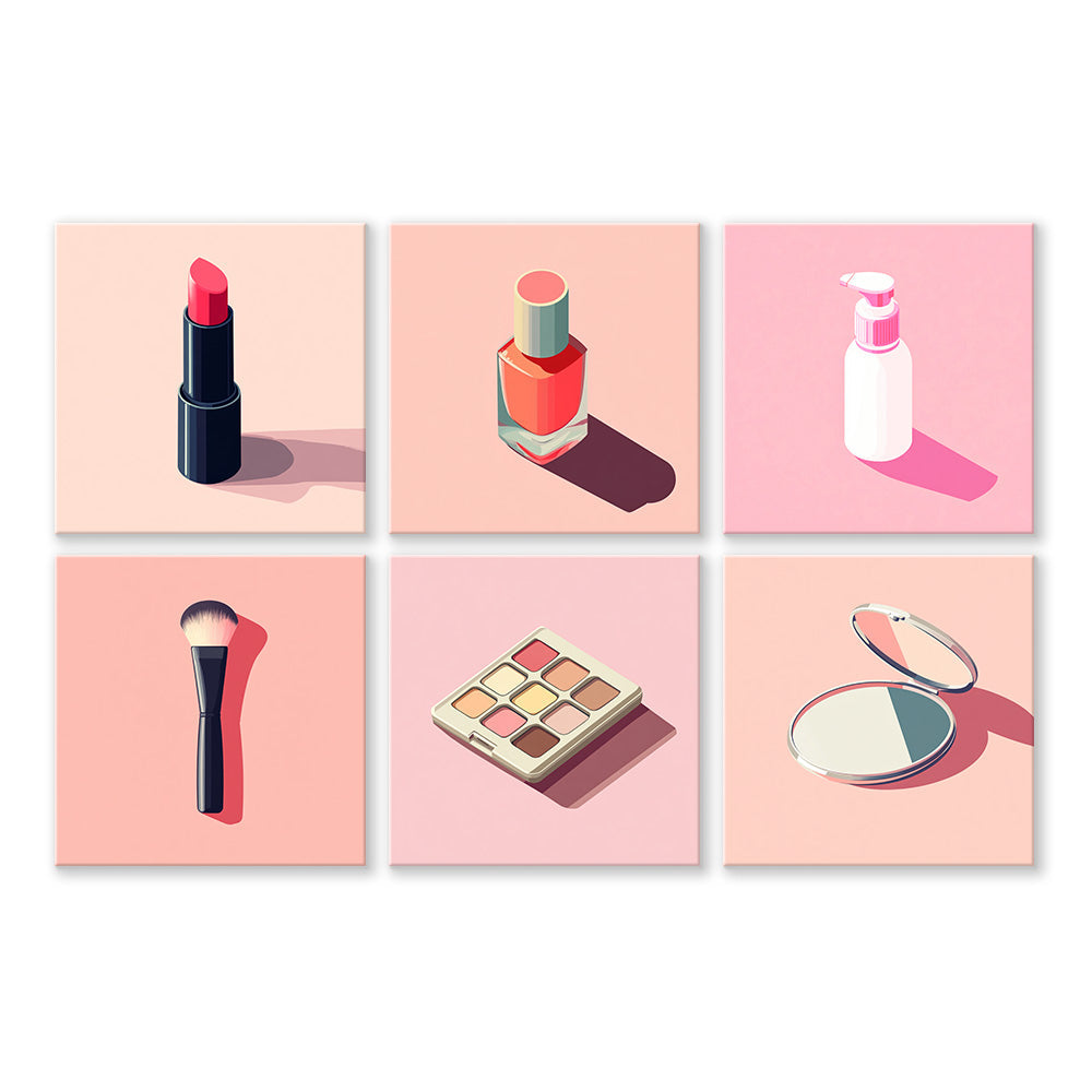 Trendy Cosmetica 6 Stuks Mini Schilderen op Nummers