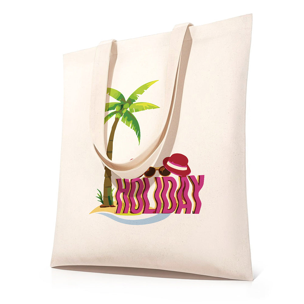 Vakantie Canvas Tote Bag Schilderen op Nummers