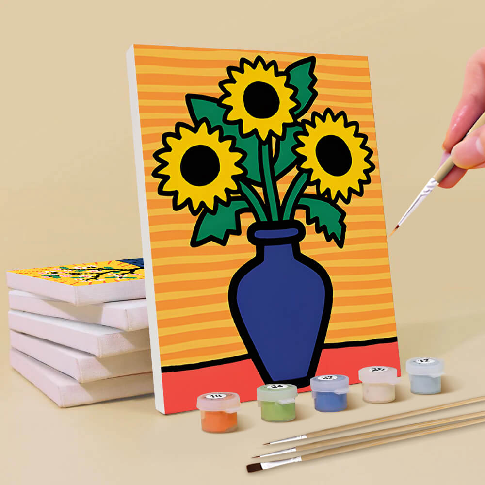 Van Gogh’s Schilderijen 6 Stuks Mini Schilderen op Nummers