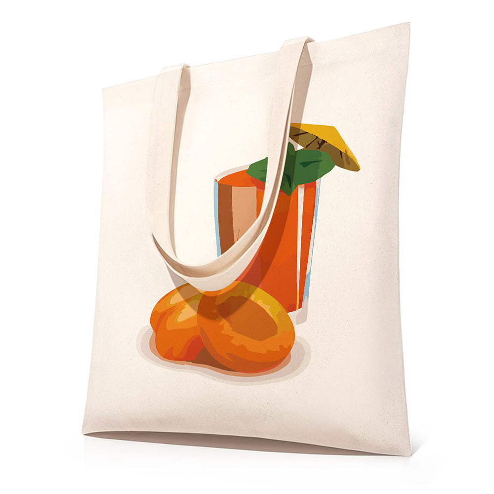 Vers Fruitsap Canvas Tote Bag Schilderen op Nummers