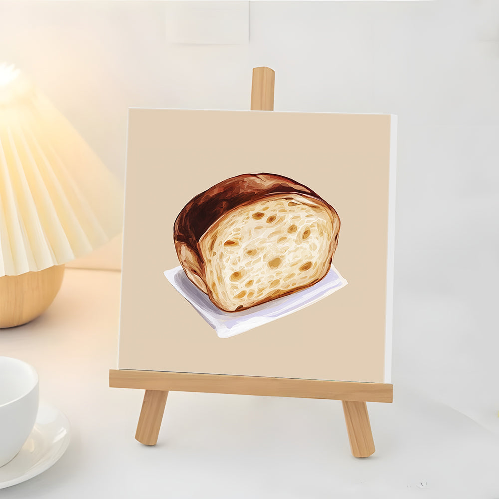 Vers Gebakken Toast Mini Schilderen op Nummers