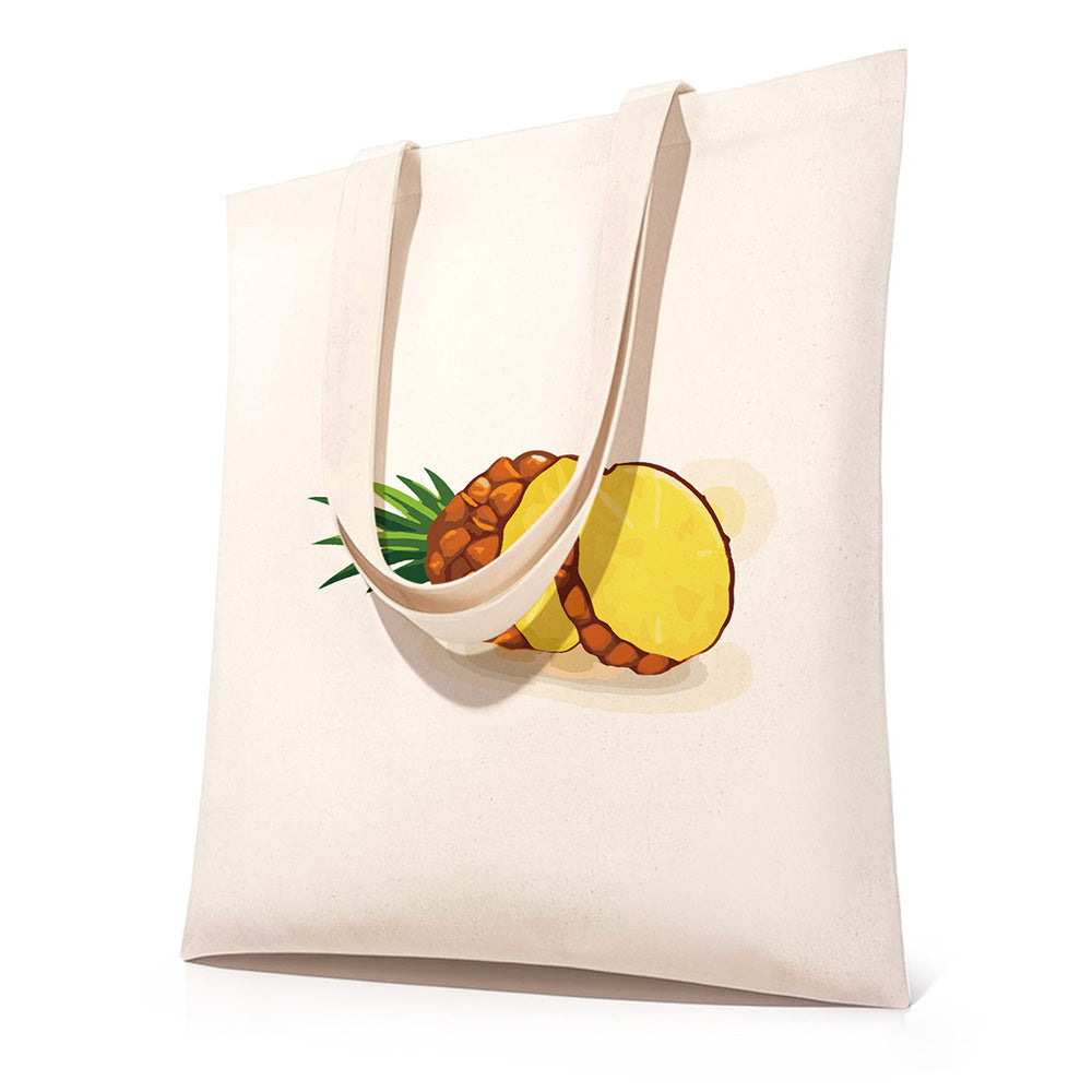 Verse Ananas Canvas Tote Bag Schilderen op Nummers