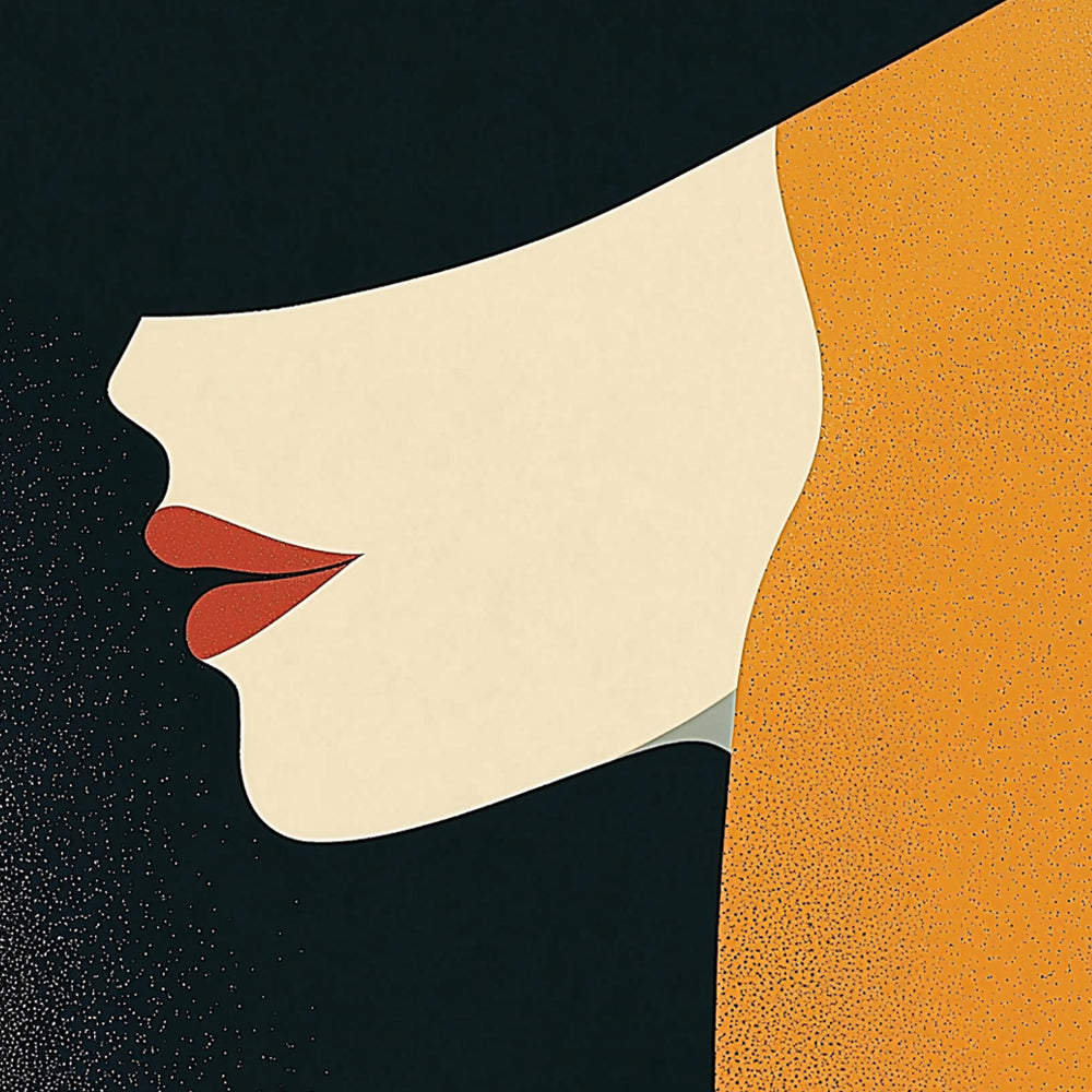 Vrouw met Rode Lippen Mini Schilderen op Nummers