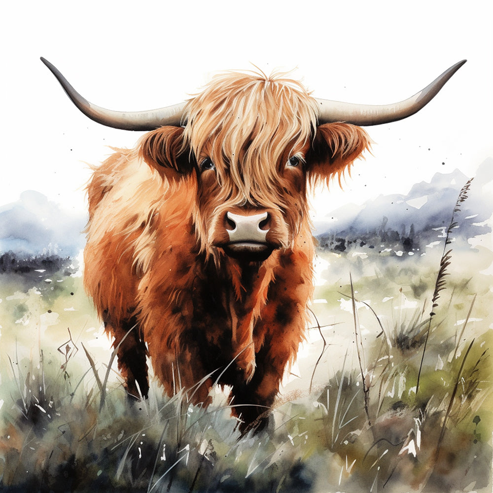 Yak in de Wei Schilderen op Nummers