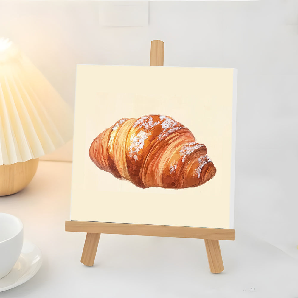 Zoete en Hartige Croissants Mini Schilderen op Nummers