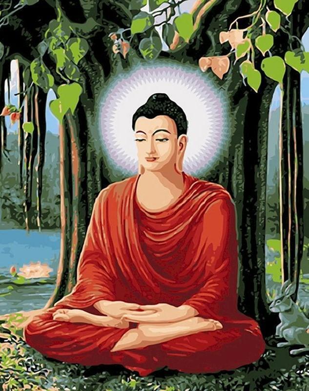 Boeddha Schilderen op Nummers PBNBUDL5