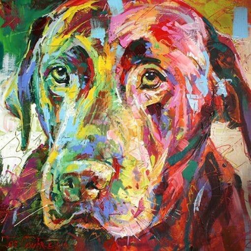 Animal Dog Paint By Numbers Canvas Wall Set PBNDOGN28