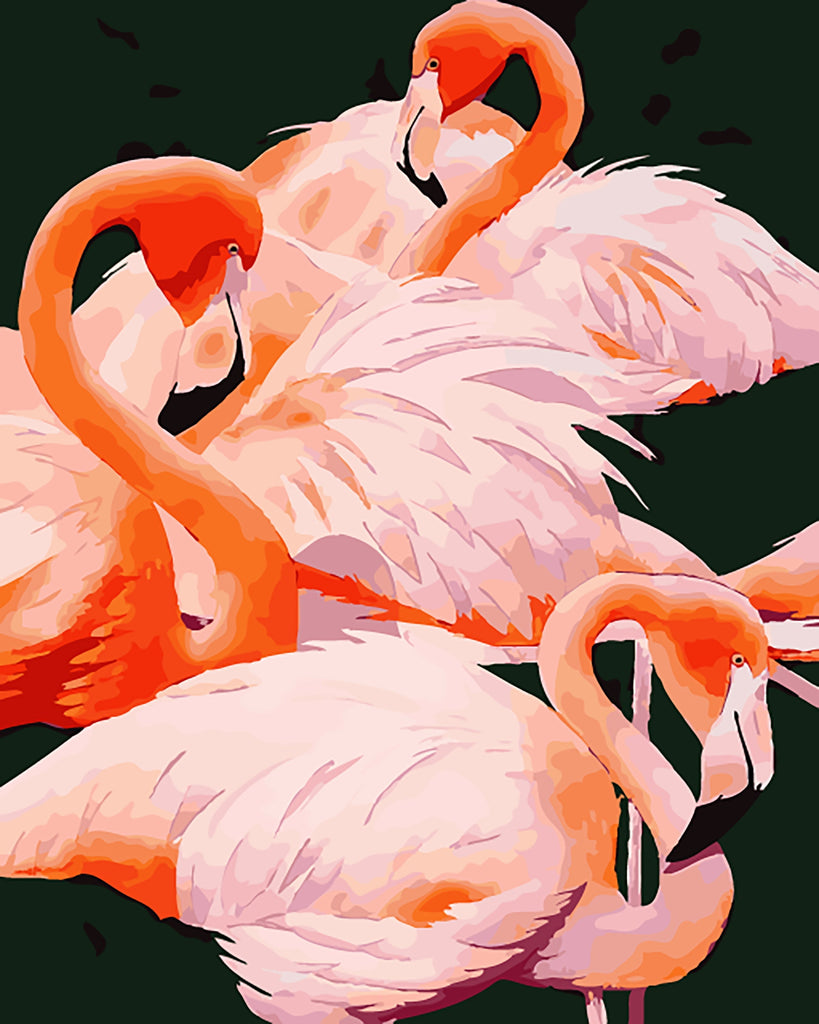 Flamingo Schilderen op Nummers PBNFLAL018