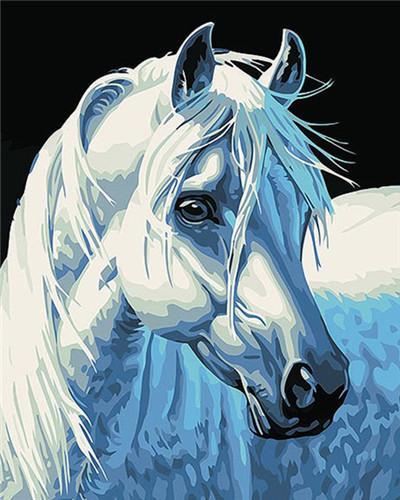 Animal Horse Paint By Numbers Canvas Wall Set PBNHOUL46