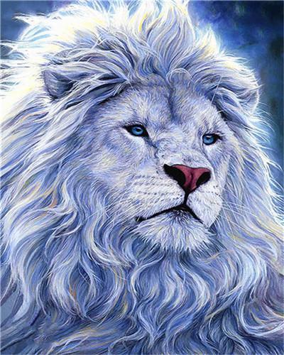 Animal Lion Paint By Numbers Canvas Wall Set PBNLIONL36