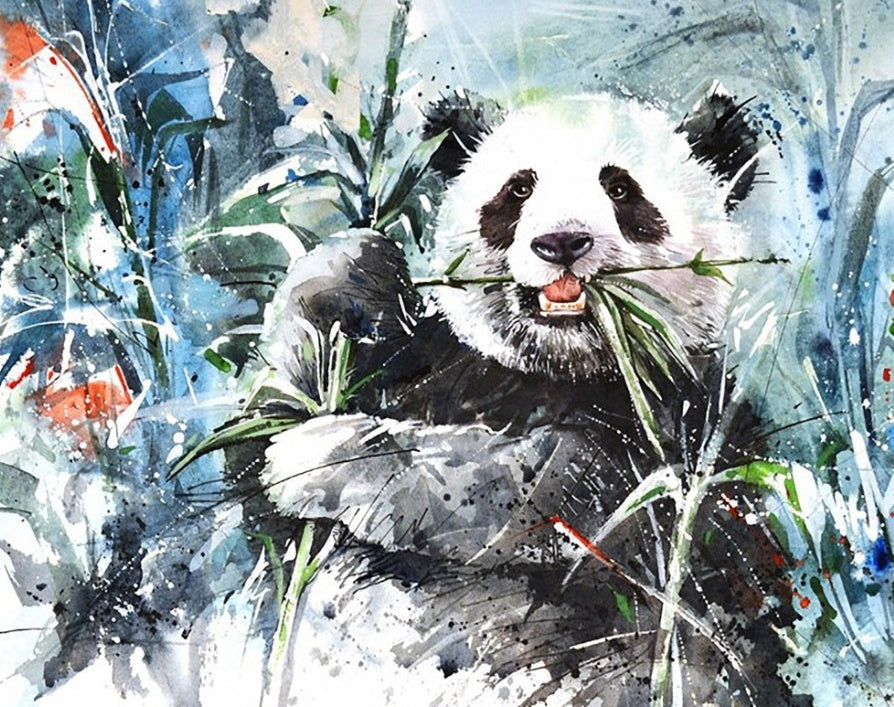 Dier Panda Schilderen op Nummers PBNPANW4