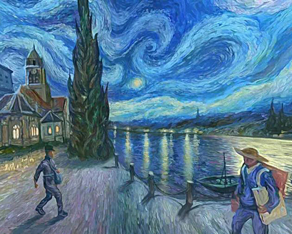 Van Gogh Sterrennacht Schilderen op Nummers PBNVANW003