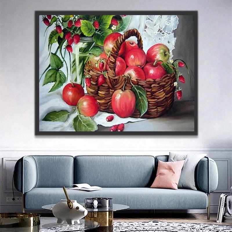 Aardbeien en Appels Schilderen op Nummers