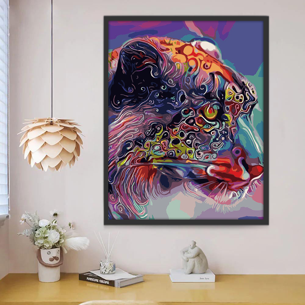 Abstract Luipaard Schilderen op Nummers