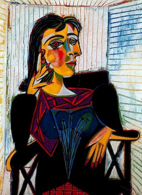 Abstract Vrouwenportret Schilderen op Nummers