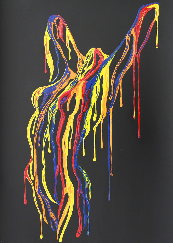 Abstracte Kleurrijke Figuur Schilderen op Nummers