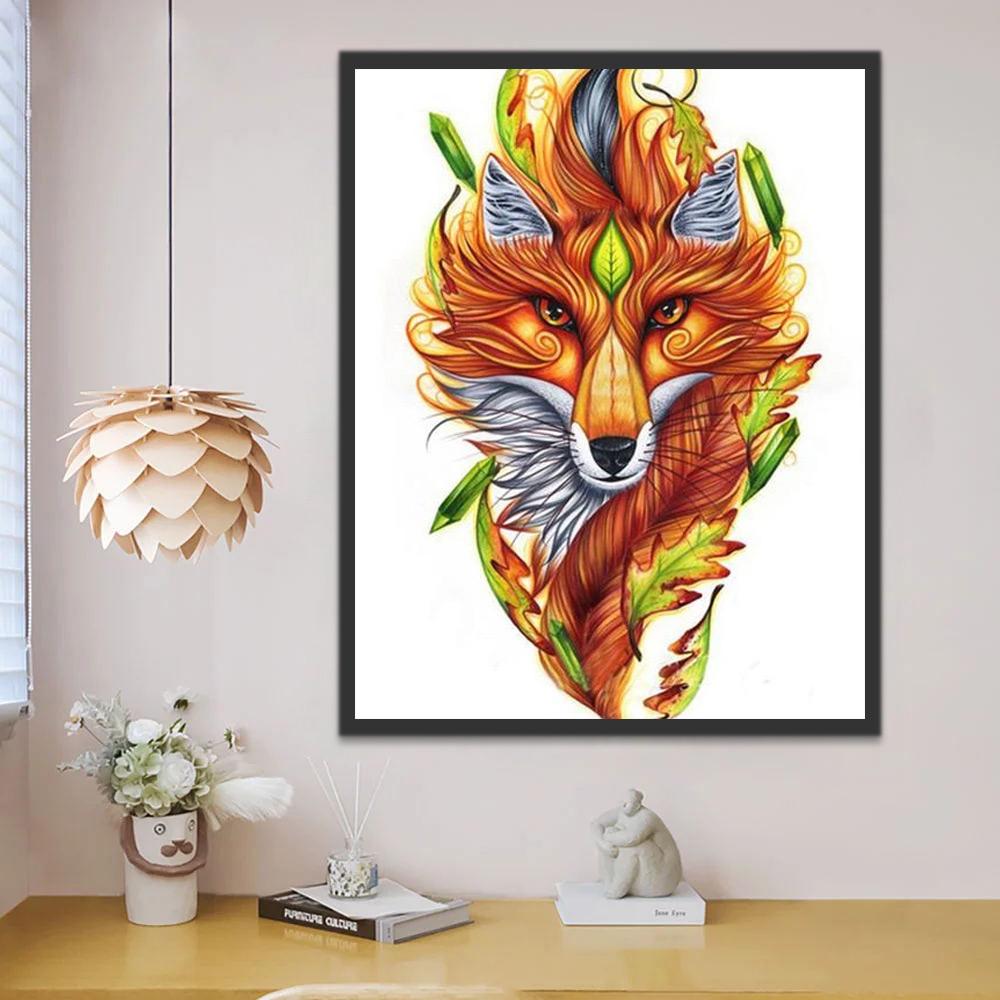 Abstracte Stijl Vos Schilderen op Nummers