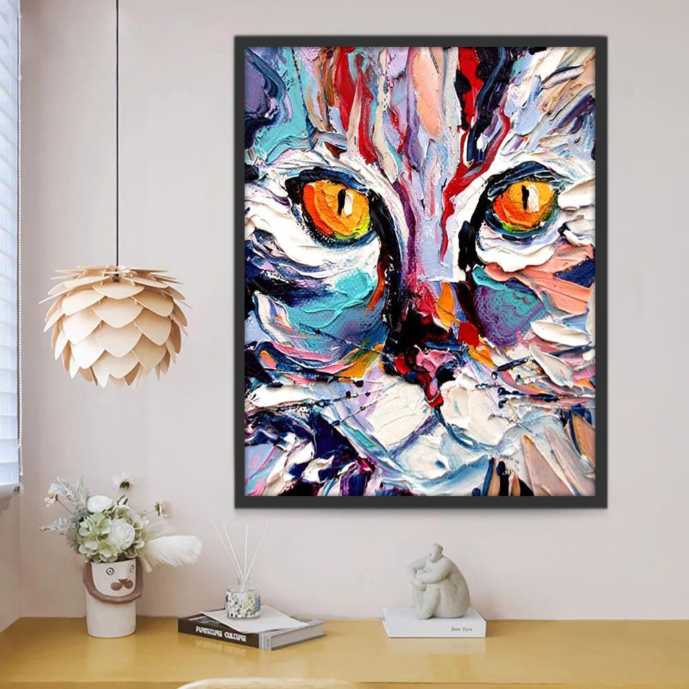 Aquarel Kat Schilderen op Nummers