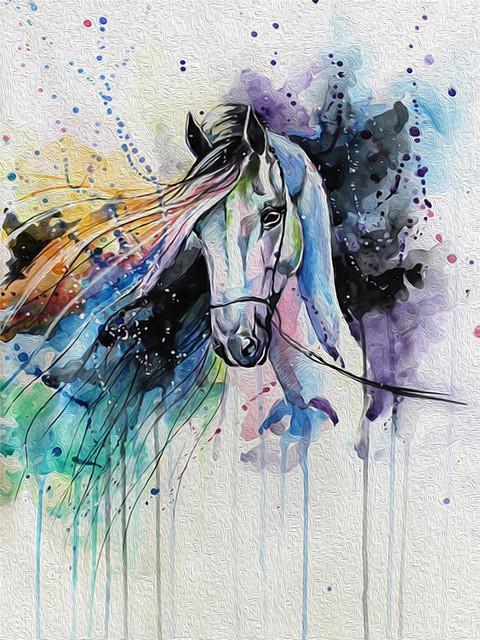 Aquarel Paard Schilderen op Nummers