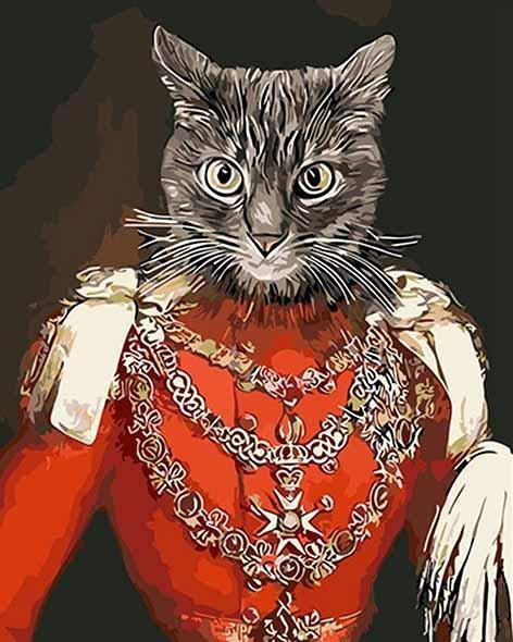 Aristocrat Kat Schilderen op Nummers