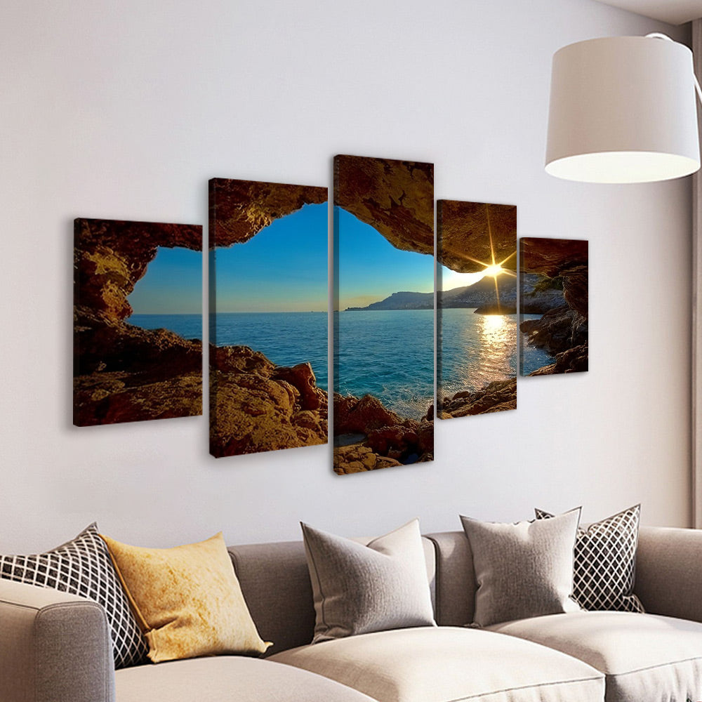 Baai Rif 5 Platen Schilderen op Nummers