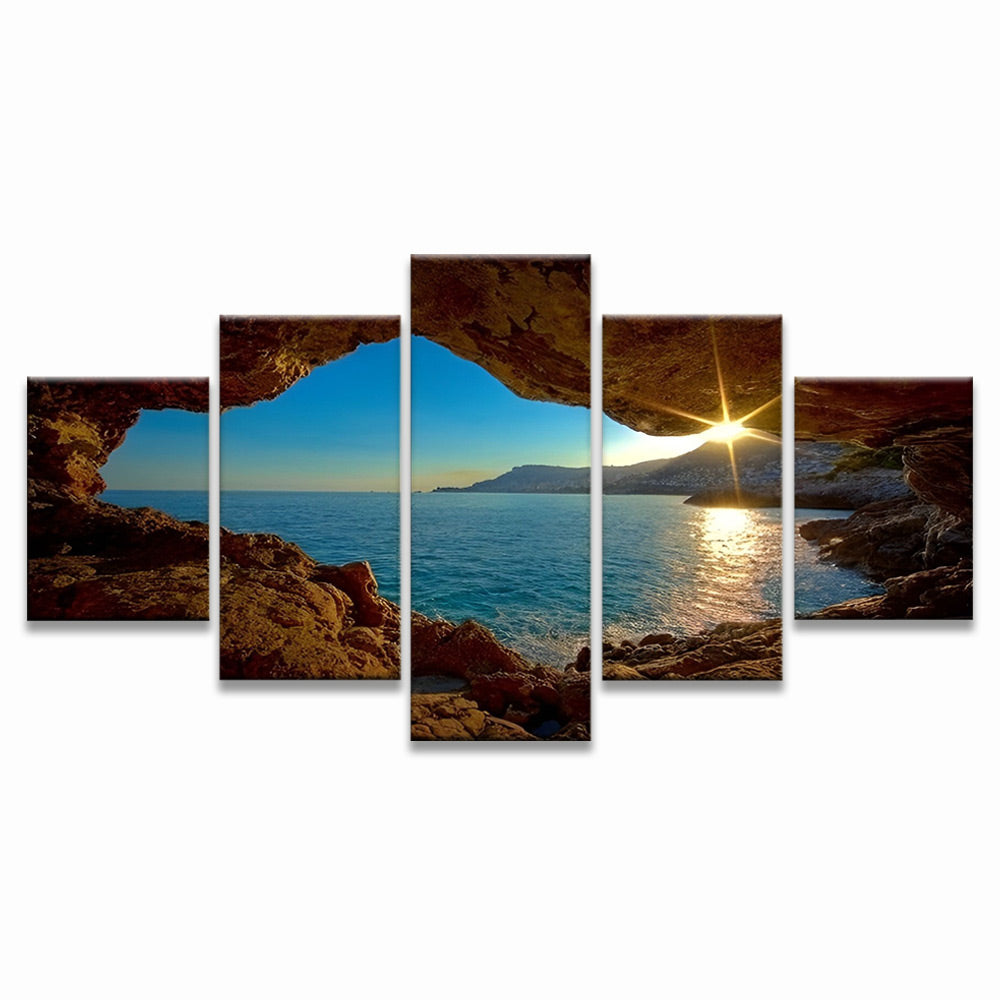 Baai Rif 5 Platen Schilderen op Nummers