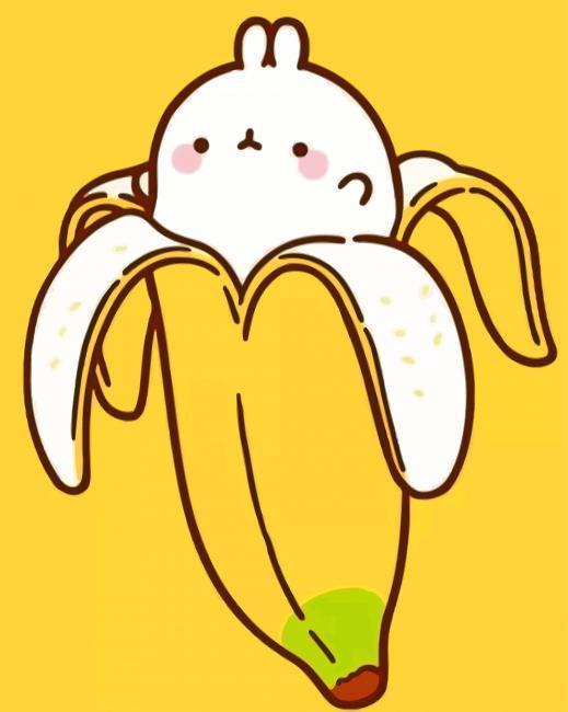 Bananen Kinderen Schilderen op Nummers
