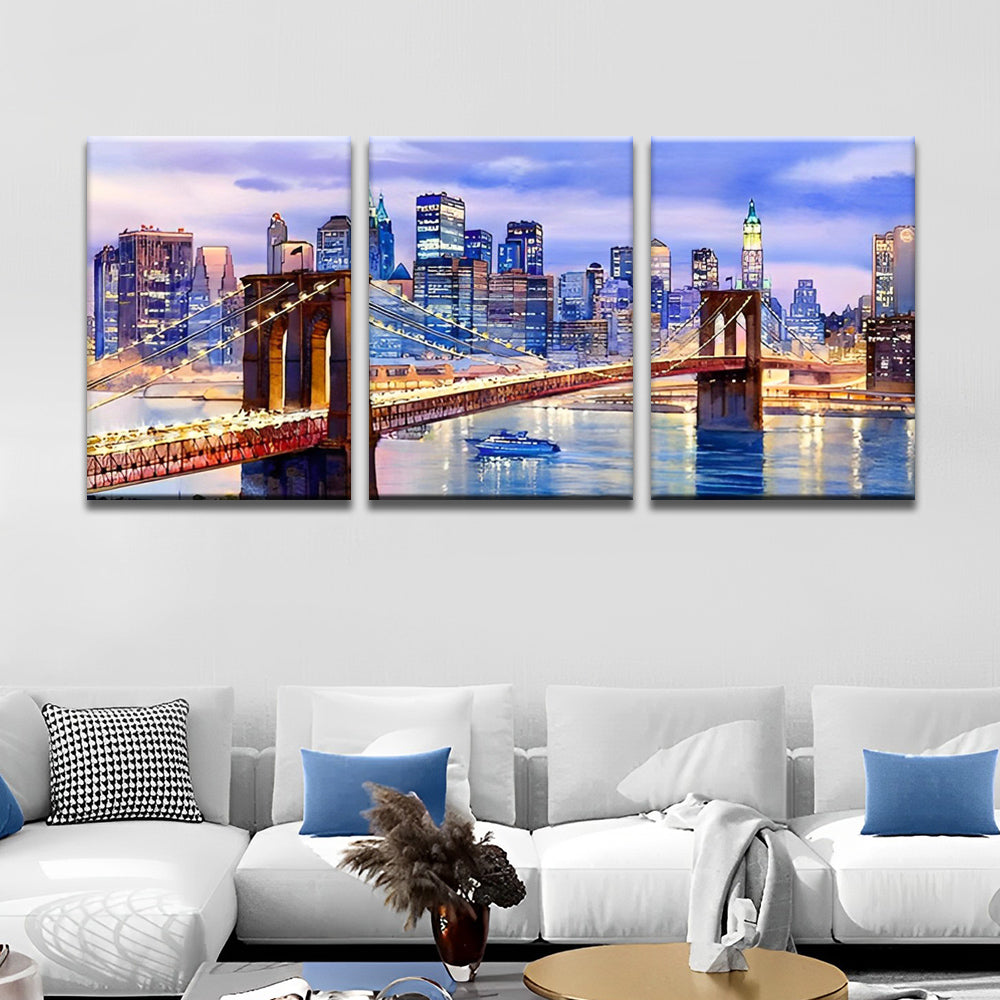 Bay Bridge 3 Platen Schilderen op Nummers