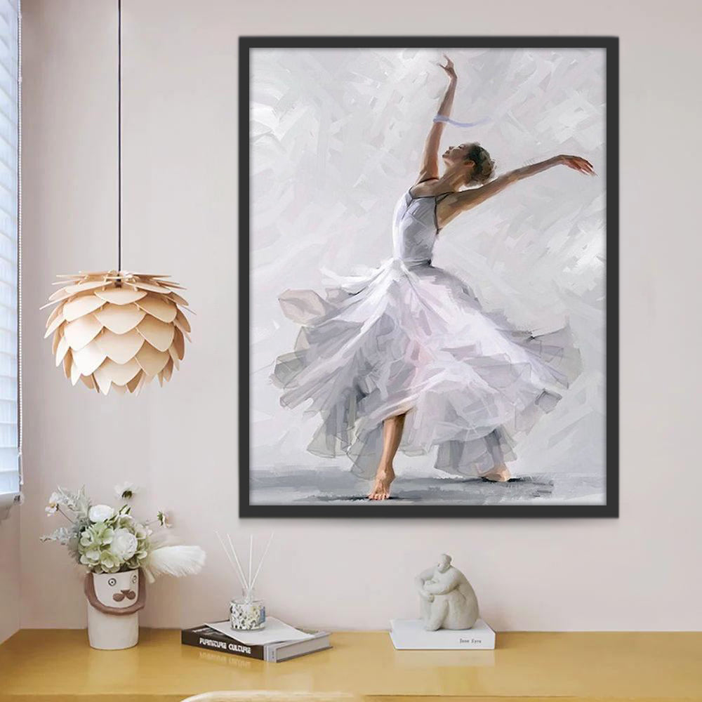 Bewegende Elegantie – de Schoonheid van Ballet Schilderen op Nummers