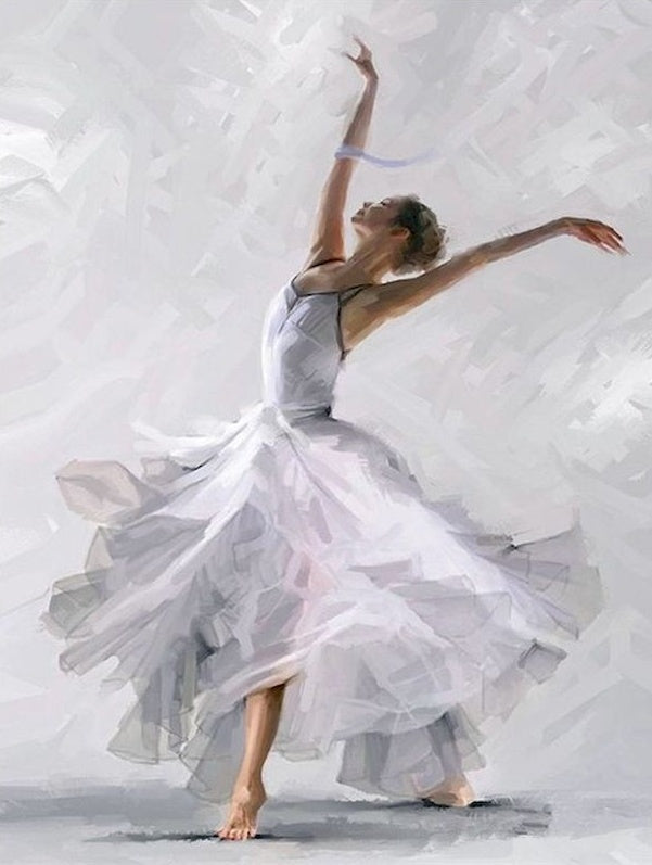 Bewegende Elegantie – de Schoonheid van Ballet Schilderen op Nummers